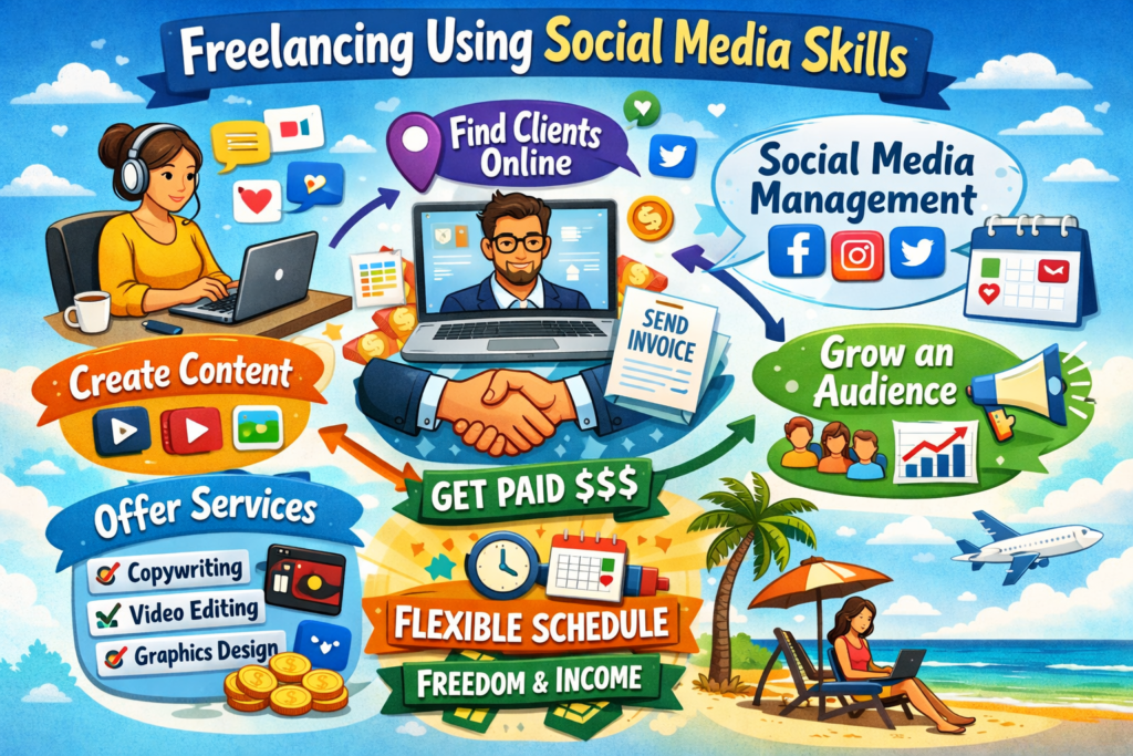 Freelancing Using Social Media Skills