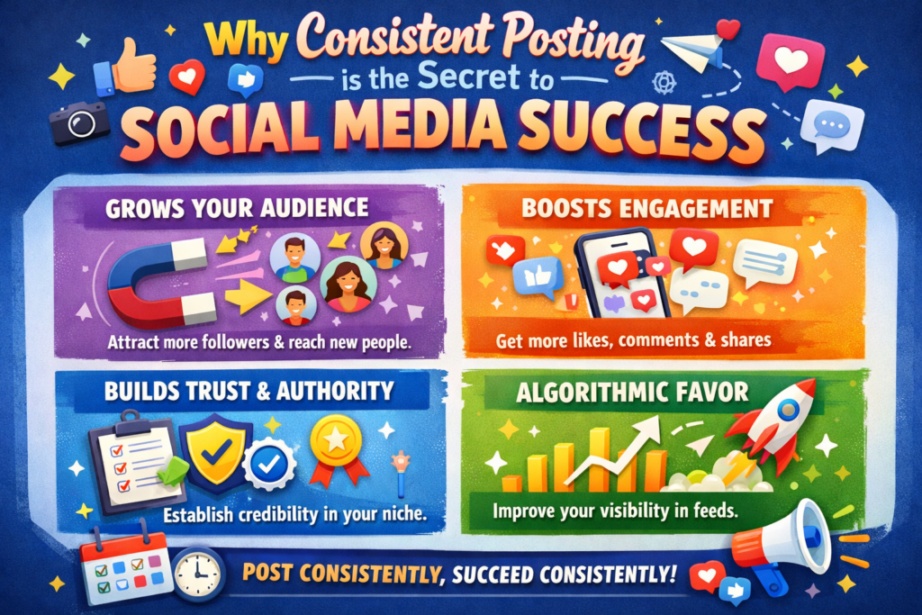 Why Consistent Posting is the Secret to Social Media Success