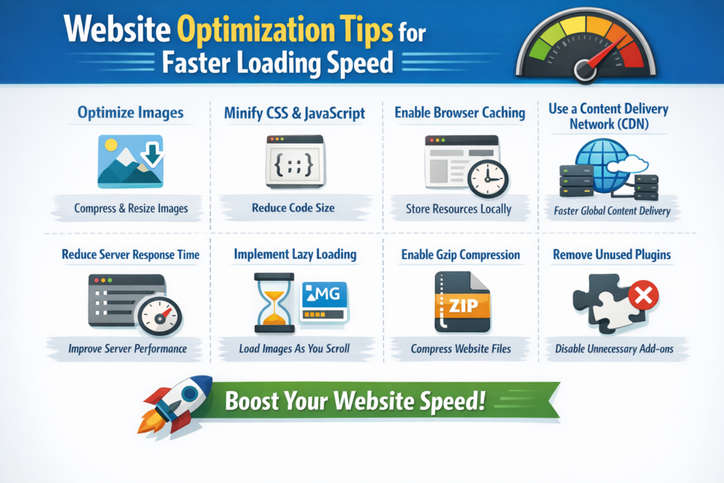 Website Optimization Tips for Faster Loading Speed