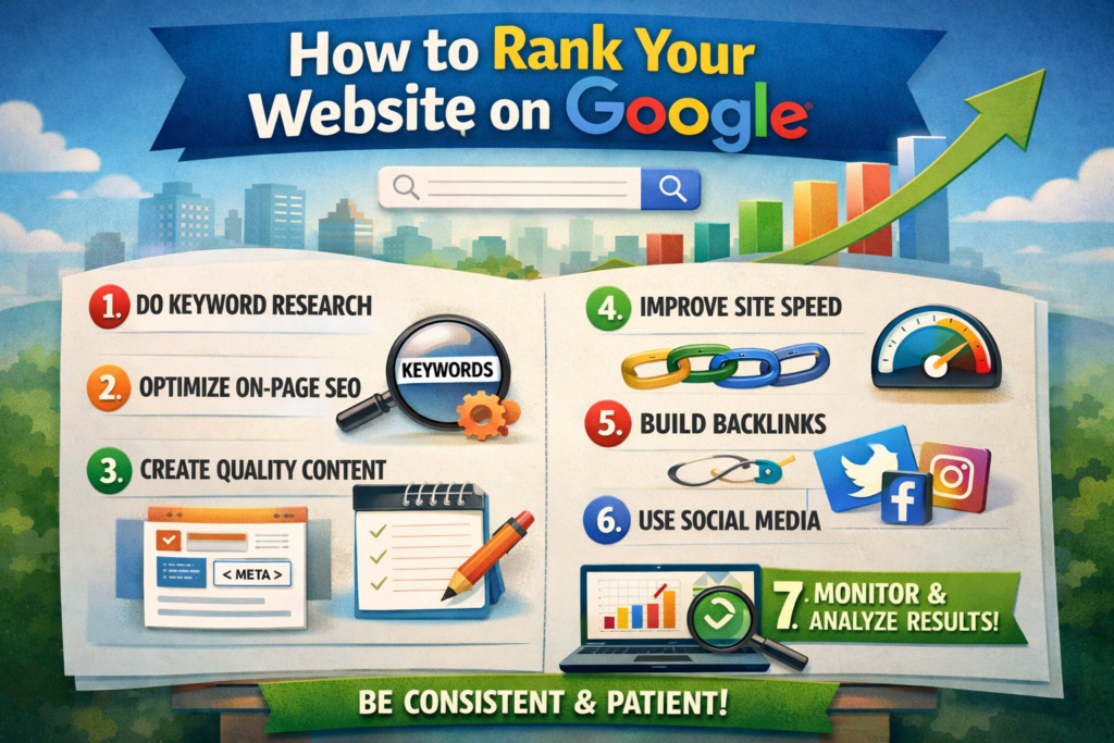 How to Rank Your Website on Google