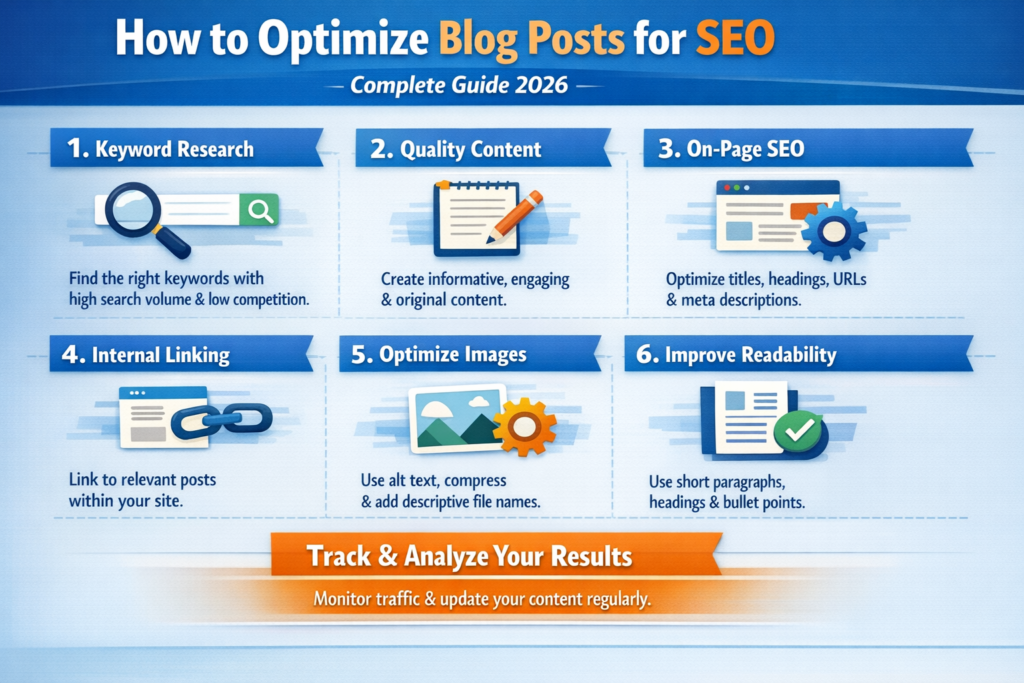 How to Optimize Blog Posts for SEO (Complete Guide 2026)