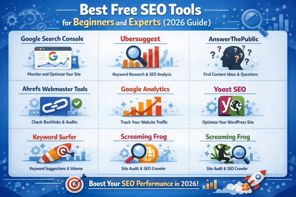 Best Free SEO Tools for Beginners and Experts (2026 Guide)
