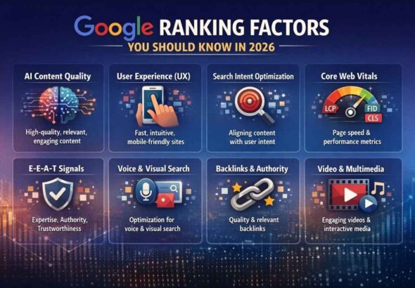 Google ranking factors for SEO in 2026